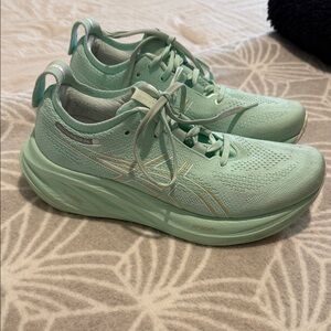 ASICS Gel Nimbus 26 Mint Green Running Shoes